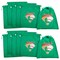12 Pack of Baseball Party Favor Bags, Drawstring Pouches for Birthday, Baby Shower, Sports Party (12 x 10 In)
